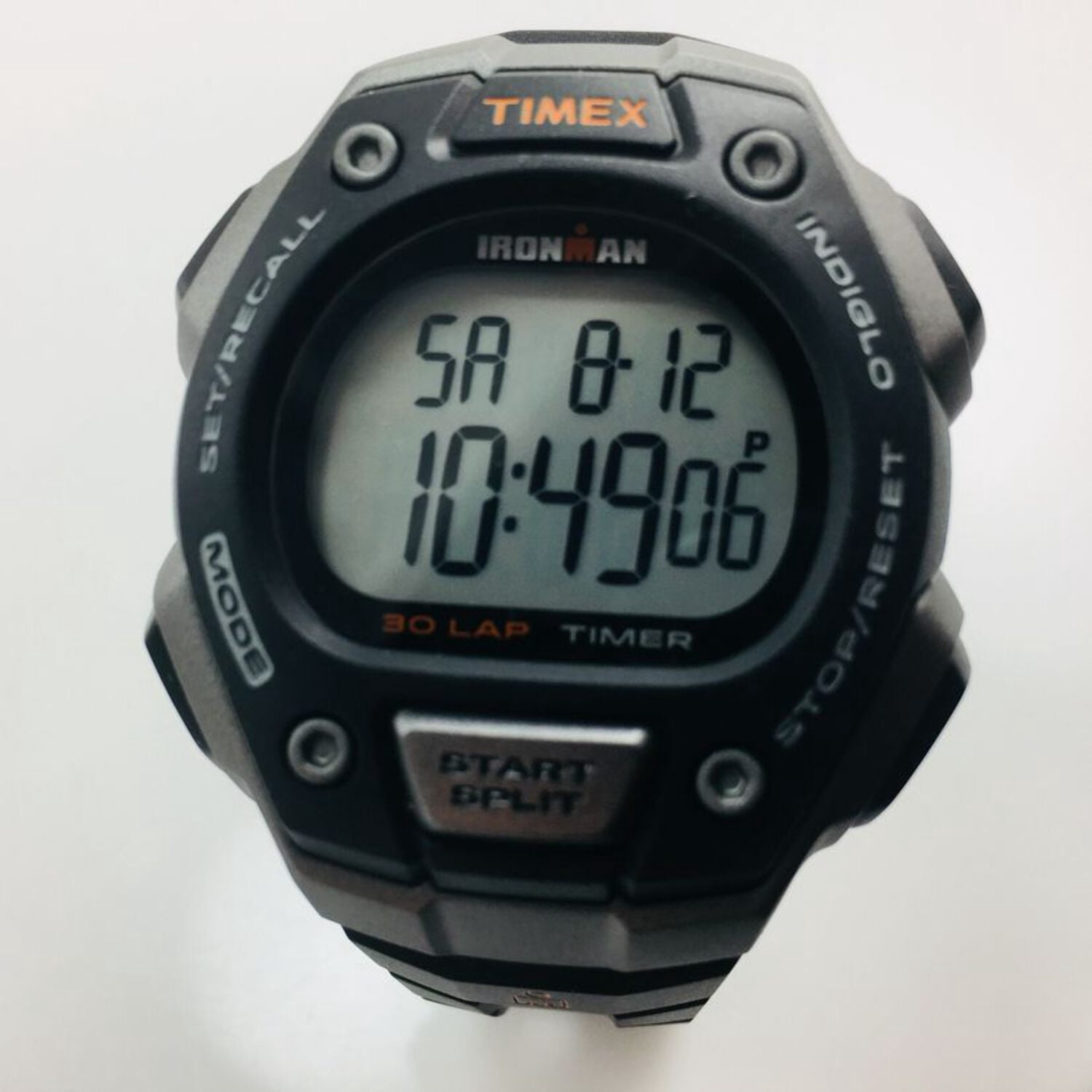 Men's Timex Fullsize Ironman Classic 30 Black Resin Digital Watch T5K821