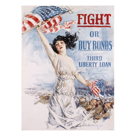 Fight or Buy Bonds Print Wall Art By Howard Chandler