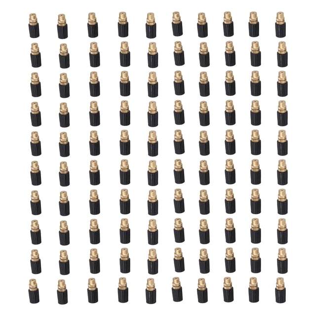 Irrigation Sprayer,100PCS ID 6mm Brass Atomizing Sprinkler Irrigation Sprinkler Unrivaled Performance