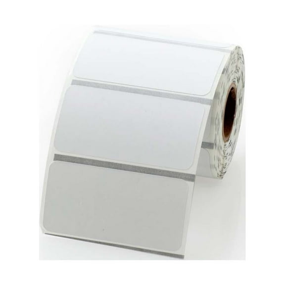 Zebra 2" x 1" Permanent Adhesive Polypropylene Labels