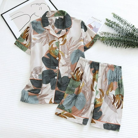 

New 100% viscose long-sleeved trousers ladies pajamas suit simple style short pajamas women s home service
