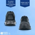 thumbnail image 3 of Shoes For Crews Geo, Men's Slip Resistant Work Shoes, Water Resistant, Black Leather, 3 of 5