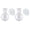 3, variant on WINDLAND 2/4Pcs Clear Acrylic Hanging Vases Hydroponic Plant Containers Holders with Suction Hooks for Home and Office Decoration