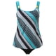 thumbnail image 3 of Mujeres Bikini Trajes de Baño Impreso Camisola Dividido Conjunto, Desmontable Acolchado Sujetador Y Corte Alto para la Playa, Piscina Y Vacaciones, 3 of 5