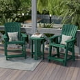 thumbnail image 2 of Wildridge Heritage High Adirondack Chair, Turf Green - All-Weather Recycled Plastic Furniture for Patio, Deck, Lawn, 2 of 4