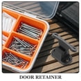 thumbnail image 3 of PAMINGONO 2Ud Gancho Fijo Para Puerta De Remolque Negro Con Fuerte Sujeción Ideal Para Puertas De Rv, 3 of 8