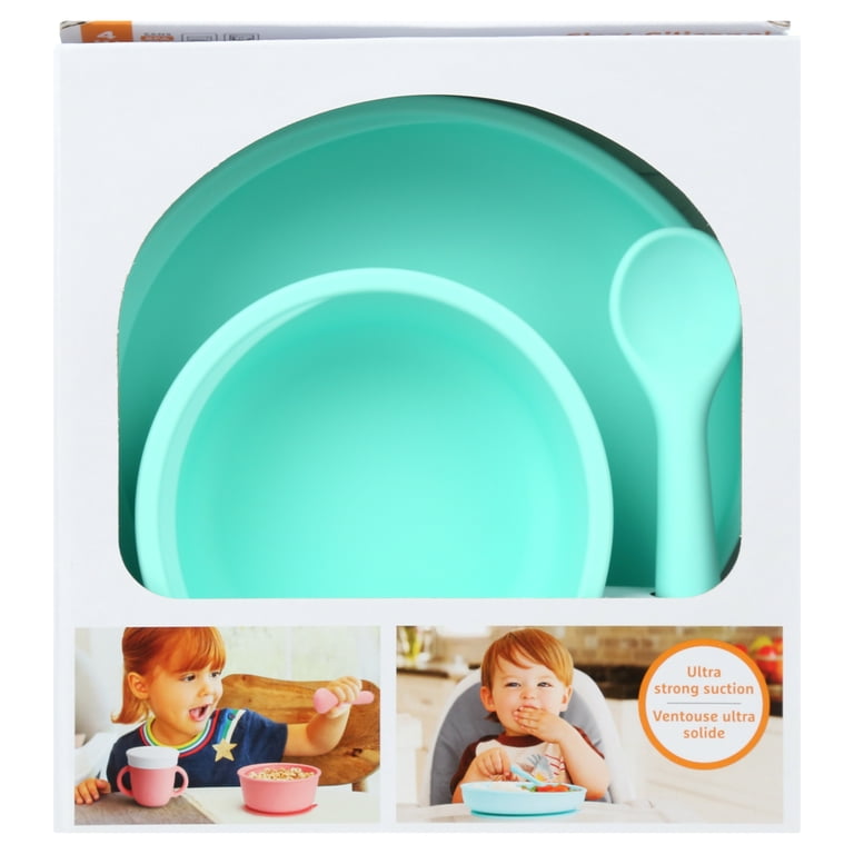 Munchkin C'est Silicone Infant Self-Feeding Set, Mint photo 2