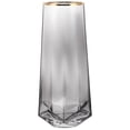 thumbnail image 2 of Nordic Glass Vase, Elegant Desktop Adornment, Flower Arrangement Container, 2 of 3