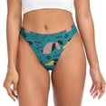 thumbnail image 1 of Fotbe Dachshund Dog Tanga Sin Costuras para Mujer con Estampado – Panties Invisibles, Transpirables y Cómodos para Uso Diario-Medium, 1 of 5