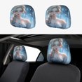 thumbnail image 1 of Frozen: Elsa Funda Protectora Universal para Reposacabezas de Coche, Funda Elástica para Reposacabezas de Asiento de Auto, Funda de Tela Antipolvo, Accesorios de Interior 2 Piezas, 1 of 6