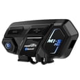 thumbnail image 1 of FODSPORTS Intercomunicador Bluetooth para motocicleta con música compartida M1S Pro 2000 m 8 conductores grupo casco sistema de comunicación auriculares interfono inalámbrico universal (impermeable/ma, 1 of 5