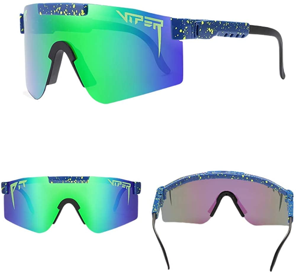 viper Sports Polarized Sunglasses for Men Women Eyewear,Windproof and UV Resistant Sunglasses pit 