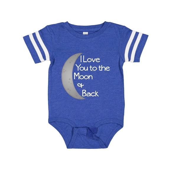 Inktastic I Love You to the Moon & Back. Boys or Girls Baby Bodysuit