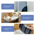 thumbnail image 3 of WHAMVOX Bathroom Stools for Adults PP Support Home Use 1Pack, 3 of 8