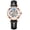 Black Gold, variant on Women's Sapphire Watches Automatic Steampunk Self Winding Mechanical Gold Bracelet Ladies Skeleton Wrist Watch Leather Strap for Ladies Famale