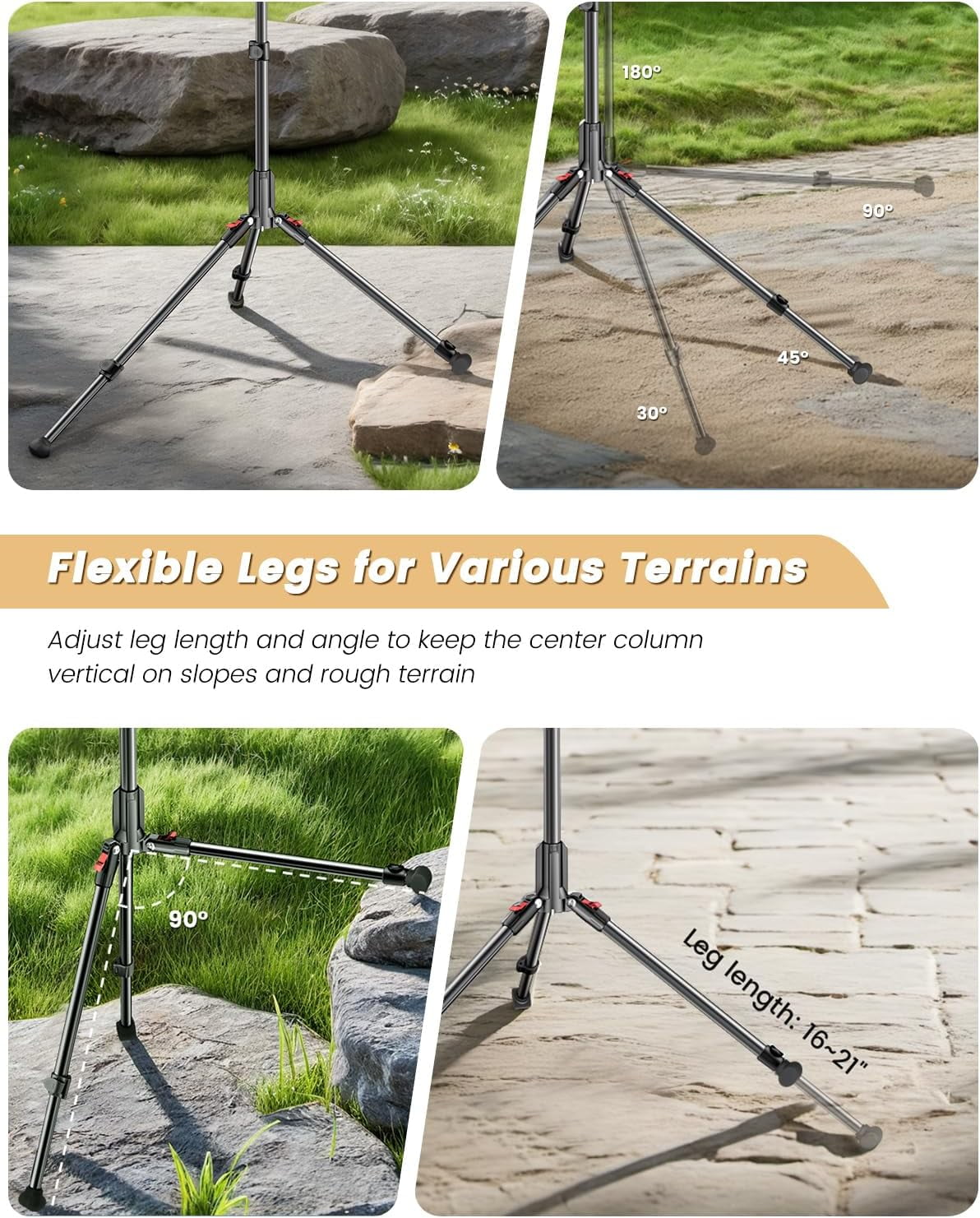 84" , Tall Tripod Stand for Selfies with Flexible Gooseneck & Remote, Compatible with iPhone Android, Travel/Gopro/Ring Light/Webcam/Video Recording/Vlogging
