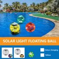 thumbnail image 2 of Floating Pool Lights Solar Battery Powered Waterproof Glow Outdoor Pool Ball Lamp Colourful Changing, 2 of 7