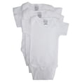 thumbnail image 1 of Body Bambini de algodón blanco unisex para bebé, paquete de 3 unidades, tamaño pequeño, 1 of 2