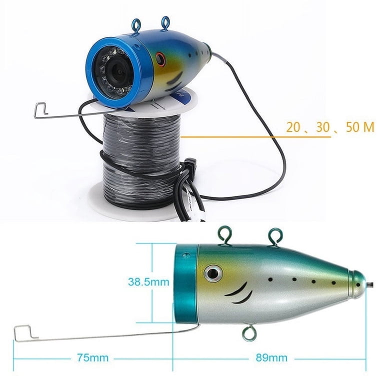 camera lure fishing SC100 Underwater Camera, 1080P Casting Line SHINECAM Every catch becomes a memorable Underwater Fishing Camera 7 Inch