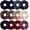 Dark Colors, variant on Scrunchies for Women Girls, 12 count Black Classic Hair Scrunchie Elastic Thick Scrunchy Hair Ties, Soft Ponytail Hair Accessories