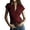 Wine, variant on Women's Suede Long Sleeve Button Down Shirt Blouse Casual Top