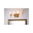 thumbnail image 3 of Lucas McKearn Star 3-light Transitional Metal Bath Vanity Light in Gold Leaf, 3 of 3