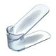 thumbnail image 2 of Zapatero de plástico ajustable de 3 niveles, transparente, con cordón para dormitorio y armario, 24 x 10 x 9 cm., 2 of 7