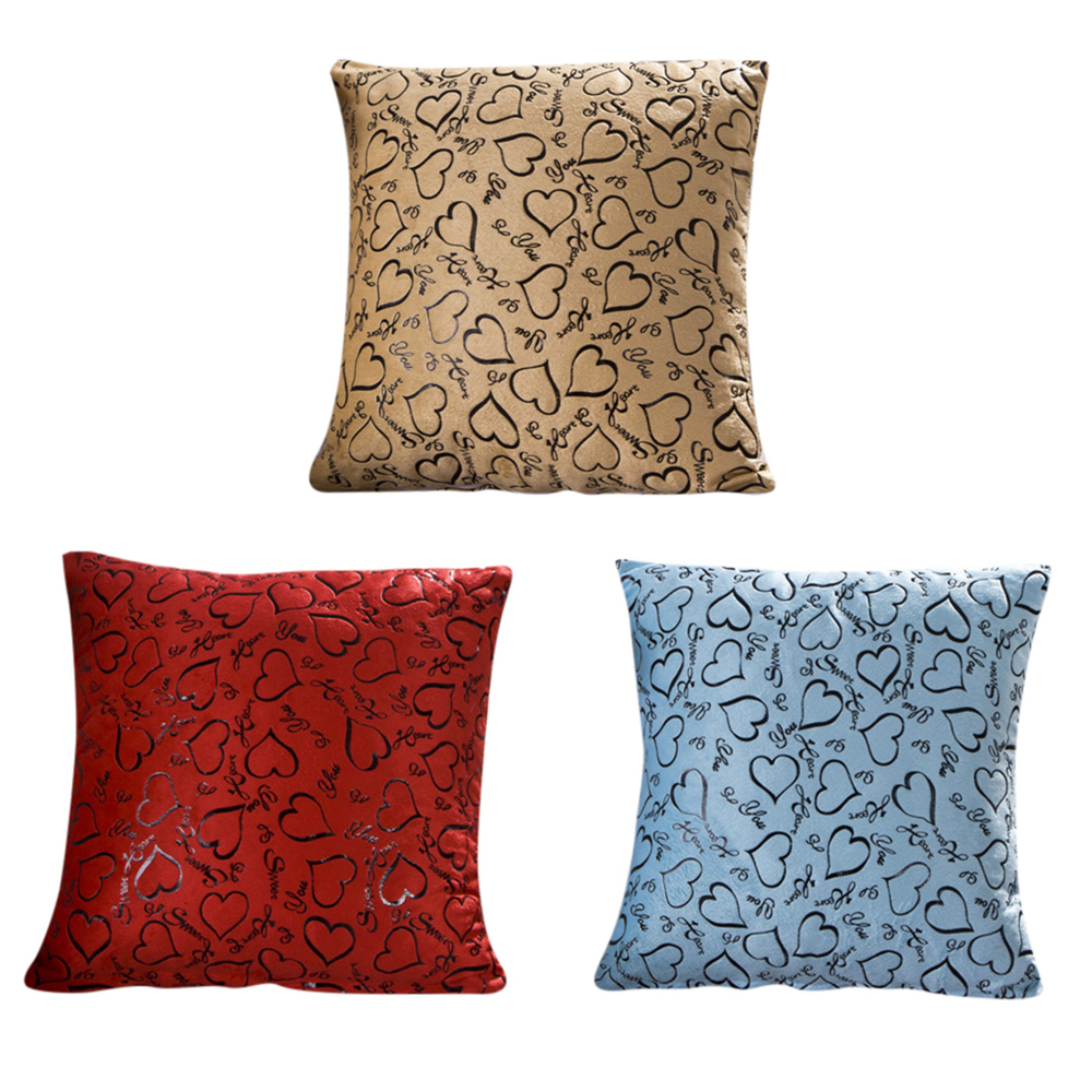 Throw Pillow Covers Pack of 3, Soft Decorative Luxury Velvet Cushion