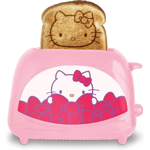Hello Kitty Two-Slice Toaster- Toasts Your Favorite Kitty On Your Toast