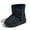 A02/Blue, variant on Meckior Toddler Boys Girls Snow Boots Winter Snow Warm Fleece Booties High-Top Ankle Shoes for Little Kids