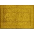 thumbnail image 1 of Ahgly Company Indoor Rectangle Oriental Yellow Industrial Area Rugs, 2' x 3', 1 of 4