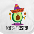 thumbnail image 4 of Inktastic Cinco De Mayo Lets Fiesta Avocado Boys or Girls Baby Bib, 4 of 4