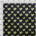 thumbnail image 3 of oneOone Cotton Poplin Lime Fabric Rooster Cock Sewing Material Print Fabric By The Yard 56 Inch Wide, 3 of 4