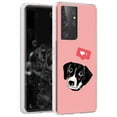 thumbnail image 1 of TalkingCase Slim Phone Case for Samsung Galaxy S21 Ultra 5G, S30 Ultra, (Not S21,S21+), Dog Like +1 Print, Lightweight,Flexible,Soft, USA, 1 of 7
