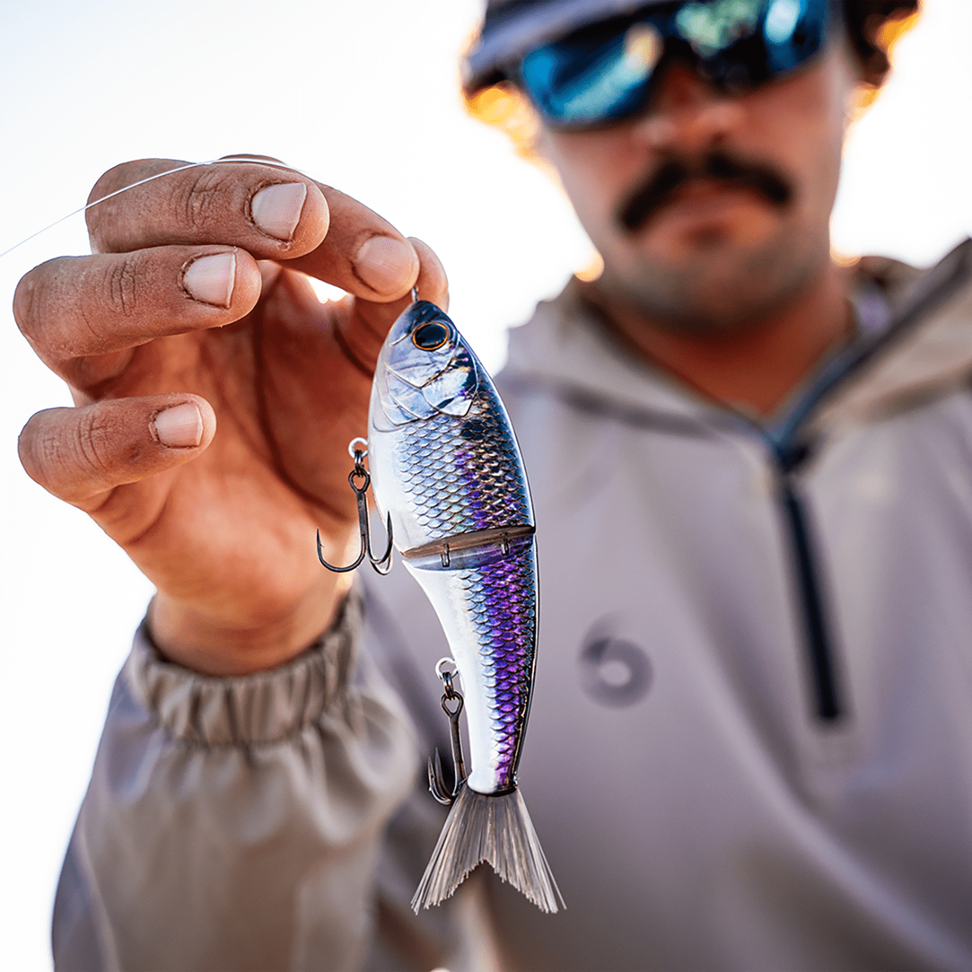 6th Sense – Judo 130 Swimbait Bass Fishing Lure, Single Jointed Hard Bait with Slow Sink and Brush Tail