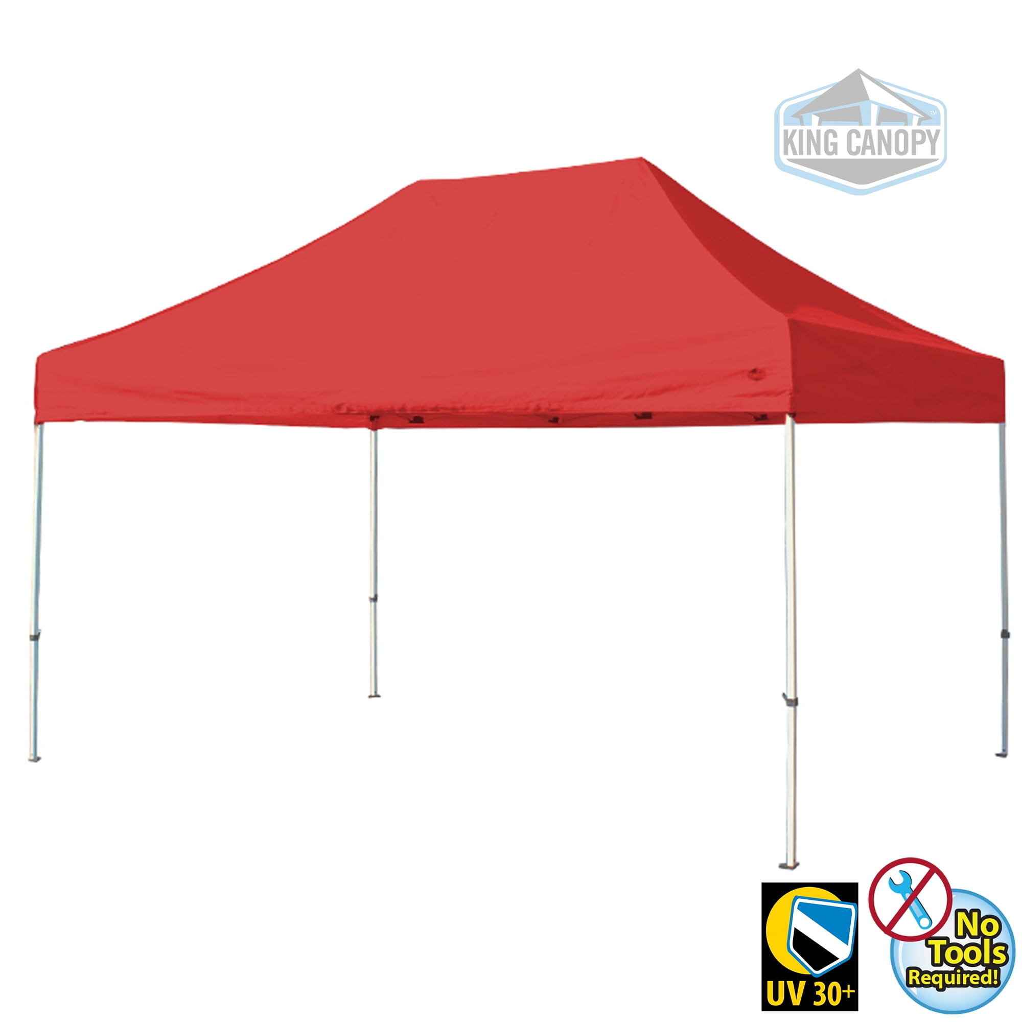 King Canopy FESTIVAL 10X15 Instant Pop Up Tent w/ RED Cover