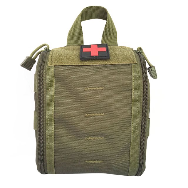 Bolsa Médica Edc Bolsa médica EDC, paquete de herramientas vacías, organizador para camping, senderismo, caza (verde)