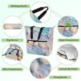 thumbnail image 3 of DIXRUYEE Book Tote Bag Casual Style Creatively Seashells on Sandy Beach Printed, 3 of 7
