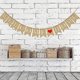 thumbnail image 3 of Newway Welcome Home Banner Bunting, 3m Rustic Burlap Bunting Banner, Welcome Home Decoration Family Party Banner, 3 of 5