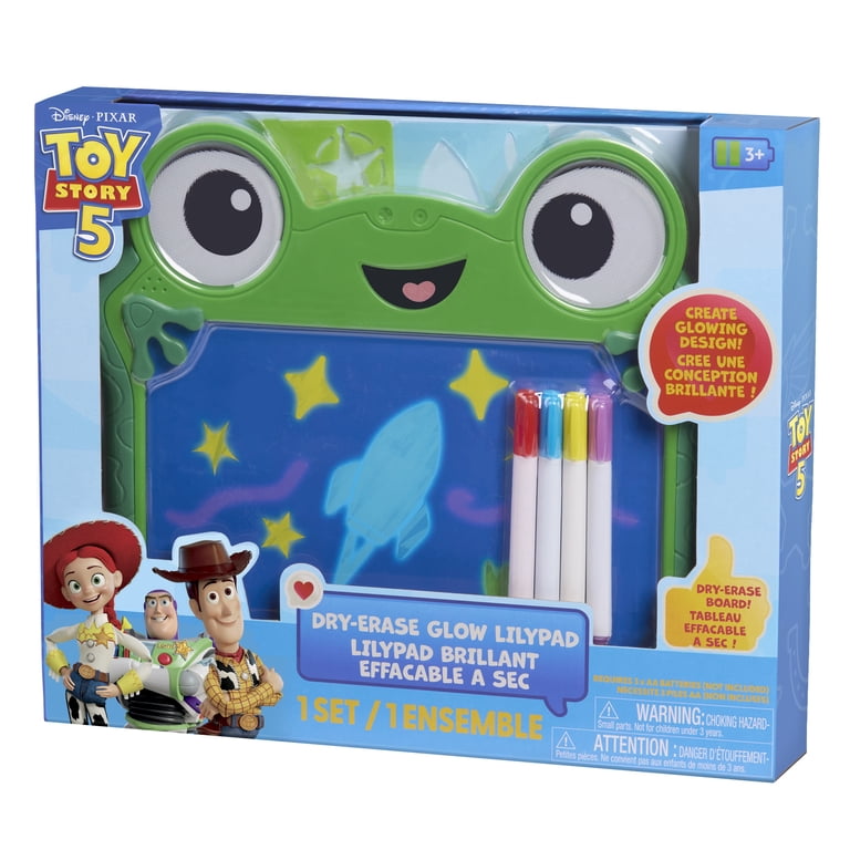 Disney and Pixar Toy Story 5 Glow Lilypad Dry Erase Drawing Board