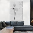 thumbnail image 2 of ARTCANVAS Dandelion Gray Black Vertical Rectangle Canvas Art Print - Size: 60" x 40" (0.75" Deep) (3-Piece), 2 of 9