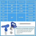 thumbnail image 3 of 13Pcs Nozzle Spray Tips, Paint Sprayer Nozzle Tips Guard Nozzle Seat, 3 of 5