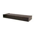 thumbnail image 2 of Four Seasons Courtyard 18" Modern Floating Shelf Holds 15 lbs, 2 Pack, Espresso, 2 of 4