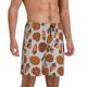 thumbnail image 2 of Balery Pinecone Autumn Pattern Pantalones cortos de pijama de punto de algodón para hombre con cinturilla y bolsillos-Small, 2 of 6