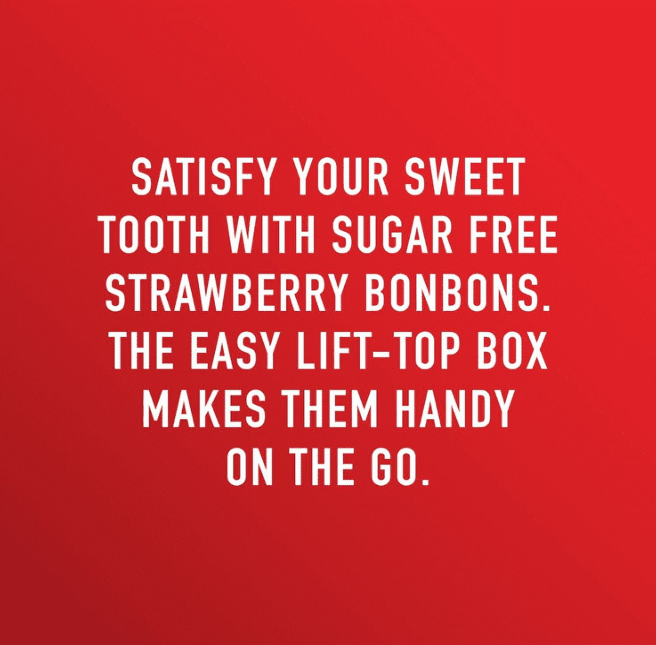 Swiss Imports Sugar Free Bonbons Hard Candy Drops, Strawberry, 1.4 oz/40g Box, 9 Pack