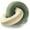 Green&Yellow, variant on EOSAHR Rustic Pine Wood Knot Decor – Stylish 2-Link Wood Chain Link Decor for Coffee Table, Book Shelf & Side Table – Decorative Room Accessories for Living Room (Distressed White)