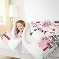 thumbnail image 4 of jejeloiu Merry Xmas Queen Comforter Set,Cartoon Christmas Snowman Bedding Sets,Abstract Xmas Tree Bedding Comforter Set Fdor Boys Girls,Super Cozy Room Decor Reversible,3pcs, 4 of 8