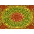 thumbnail image 1 of Ahgly Company Indoor Rectangle Patterned Mahogany Brown Area Rugs, 2' x 4', 1 of 1