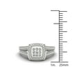 thumbnail image 4 of 1/4Ct TDW Diamond S925 Sterling Silver Cluster Ring, 4 of 4