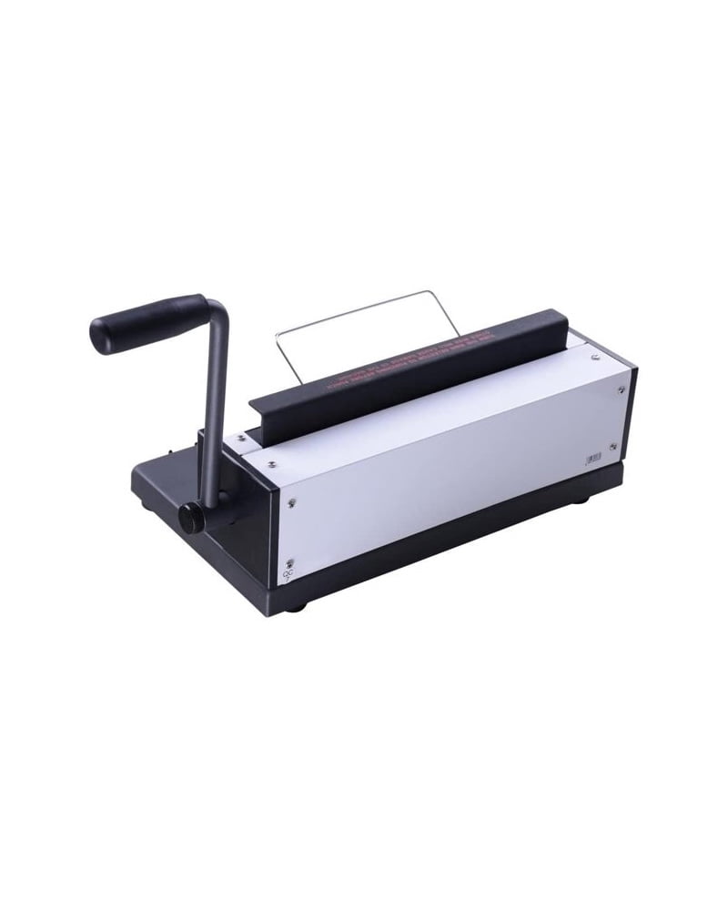 Techtongda Manual 34 Holes Punching Binding Machine All Steel Metal Spiral Coil Binder Puncher
